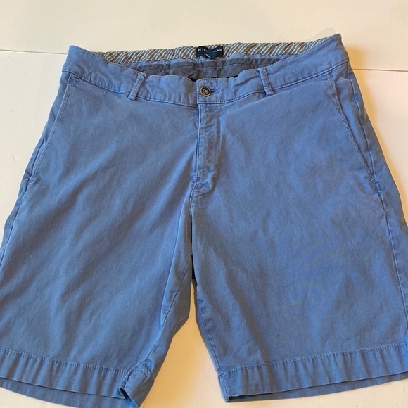 Peter Millar, men’s cotton shorts light blue size 33 - Picture 1 of 7
